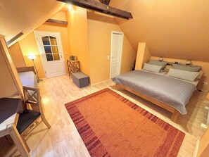 1 bedroom, iron/ironing board, travel crib, free WiFi