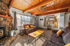 Living area - Cabin in the Pines (Big Bear Lake)
