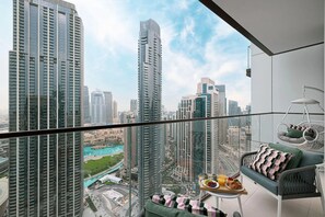 Panoramic-Apartment, 2 Schlafzimmer, Balkon, Stadtblick | Blick auf die Stadt