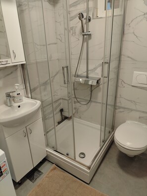 Hair dryer, towels, soap, toilet paper - City center Apartment 3 (Beograd)