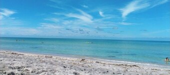Pool home on canal, 7 min to beach, 1 block to boat ramp, walk to Dearborn St!