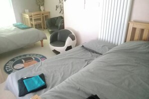 1 makuuhuone, työpöytä, silitysrauta/-lauta, ilmainen Wi-Fi