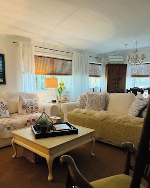 TV connectée, cheminée