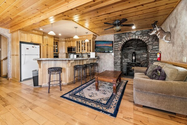 บริเวณนั่งเล่น