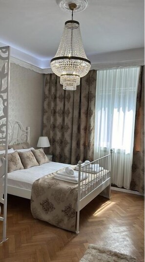 1 Schlafzimmer, Bügeleisen/Bügelbrett, kostenloses WLAN, Bettwäsche