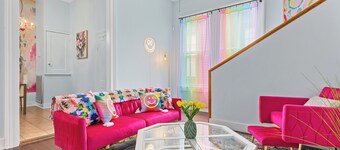 Family Friendly Colorful Historic Uptown Home near Hospitals Ft Benning and CSU