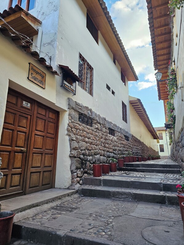 Façade de l’hébergement