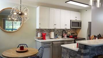 Microwave, oven, stovetop, toaster