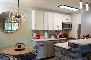 Microwave, oven, stovetop, toaster