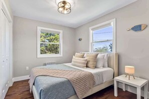 2 bedrooms, iron/ironing board, travel cot, WiFi