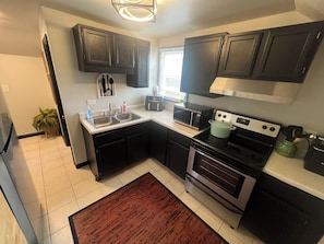 Microwave, oven, stovetop