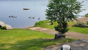 Property grounds - Charming 2-bedroom  lakefront cabin in delightful Phillip,WI (Phillips)