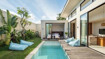 Vila Mewah, patio, pemandangan kolam renang | Kolam renang pribadi