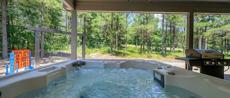 Baignoire à remous extérieure