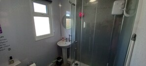 Shower, hair dryer