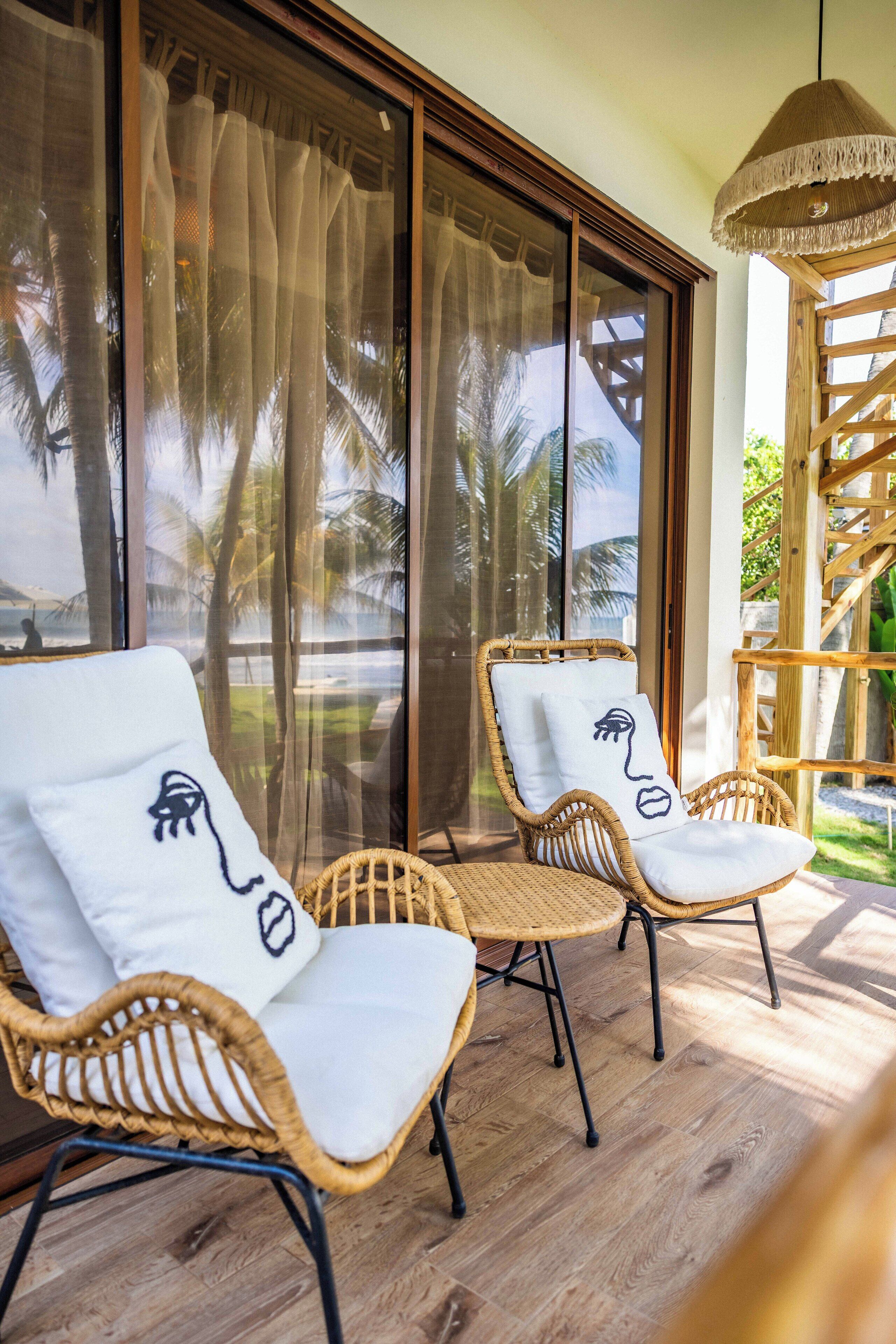 Superior-Suite, eigener Pool, Strandblick | Terrasse/Patio