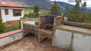 Terrace/patio - Casa Campestre Flores Amarillas Alquiler por días (Villa de Leyva)
