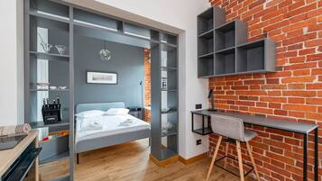 1 soveværelse, skrivebord, strygejern/strygebræt, gratis Wi-Fi