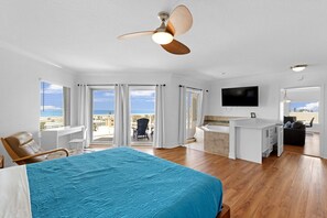 Desk, iron/ironing board, travel cot, free WiFi