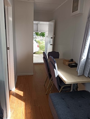 Chalet | Living area. 1 Bedroom Garden Chalet at 638B Te Ngae