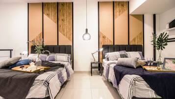 Premium Double Room, City View | Bilik Mandi | Pengering rambut, bidet, tuala disediakan, sabun