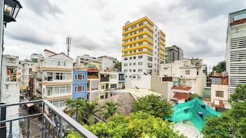 Deluxe Double Room, Balcony, City View | Terrace/patio