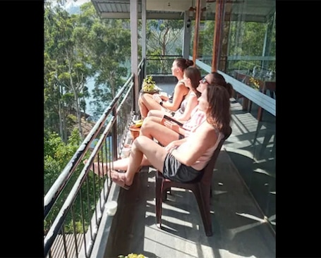 Terrace/patio. New Heaven Hotel