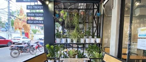 Façade de lâhĂ©bergement