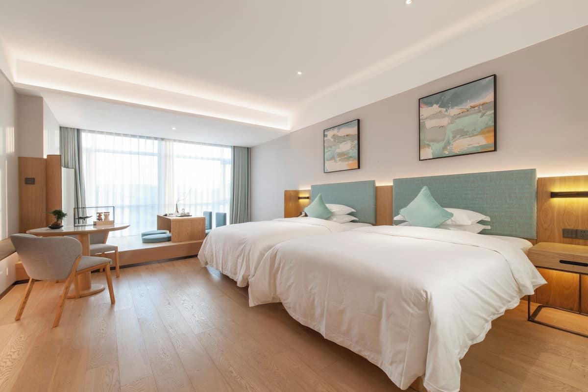 Down duvets, free minibar, blackout curtains, iron/ironing board