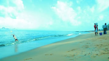 Beach nearby, white sand