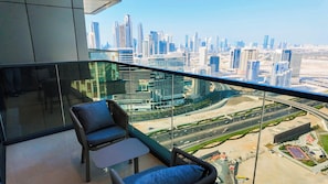 Appartement Deluxe, balcon | Vue de la chambre