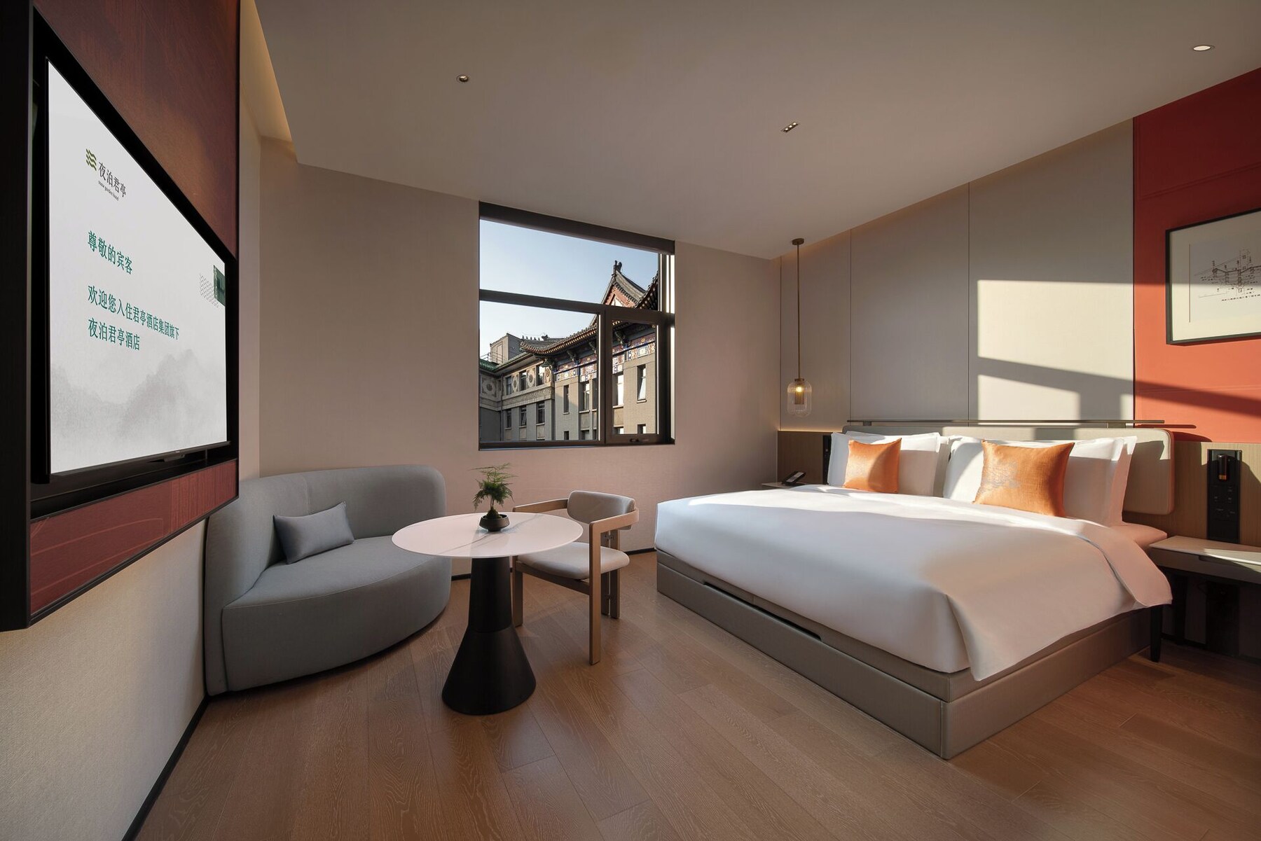 Comfort Double Room, Courtyard View | Desk, laptop workspace, blackout curtains