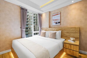 Apartment, 2 Bedrooms, City View | Laptop workspace, iron/ironing board, free WiFi - Laeta by Kozystay - Paskal (Bandung)