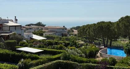 N302 - Numana, three-room apartment with terrace in residence with swimming pool