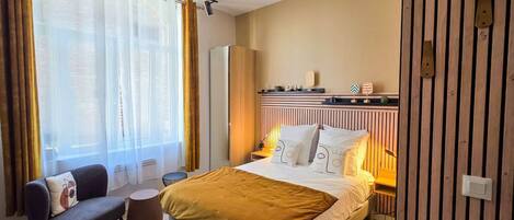 1 Schlafzimmer, Schreibtisch, Bügeleisen/Bügelbrett, WLAN