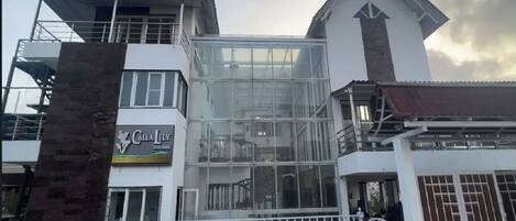 Façade de l’hébergement