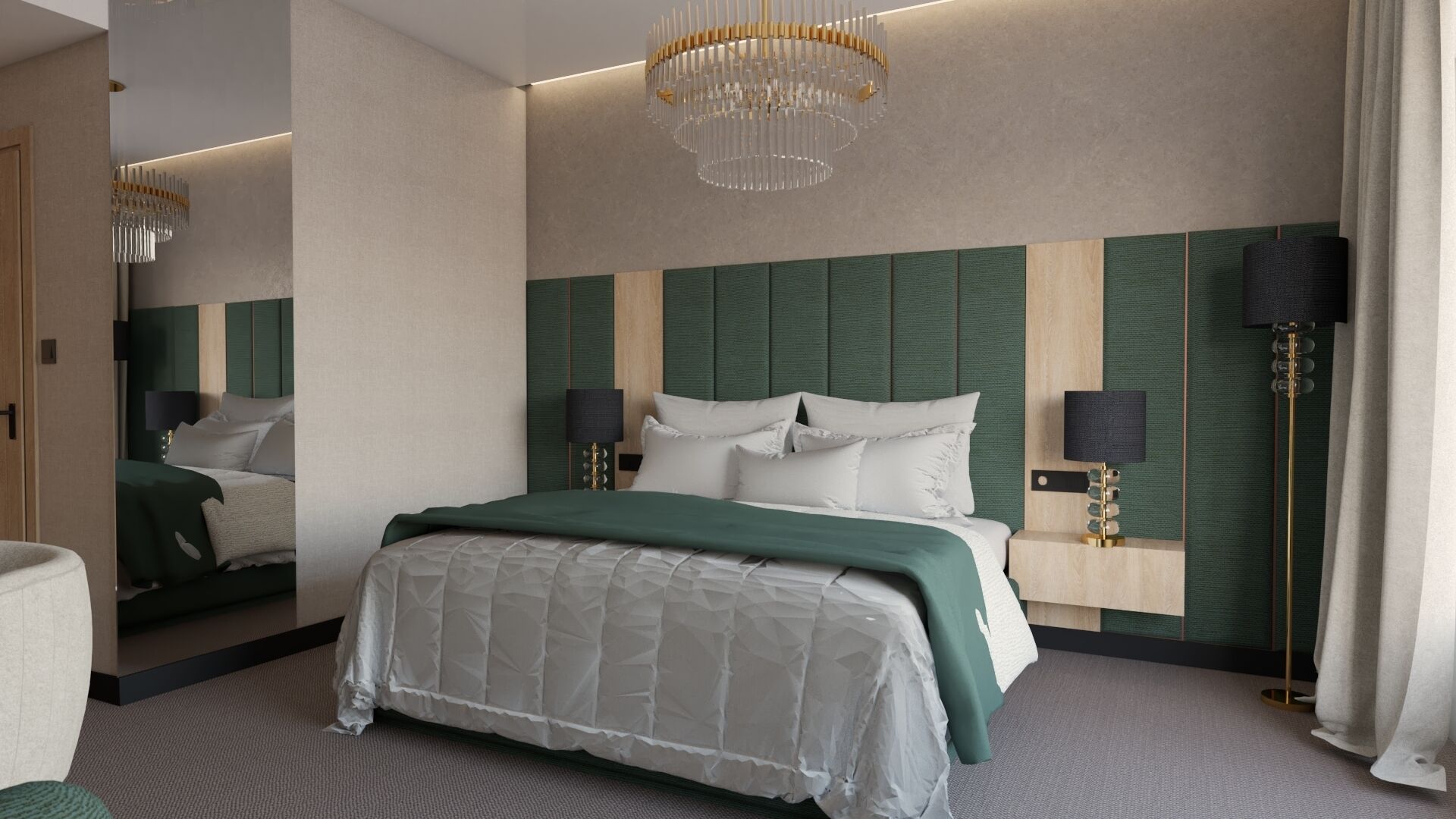 Chambre Double Deluxe | Coffres-forts dans les chambres, bureau