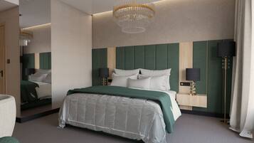 Chambre Double Deluxe | Coffres-forts dans les chambres, bureau