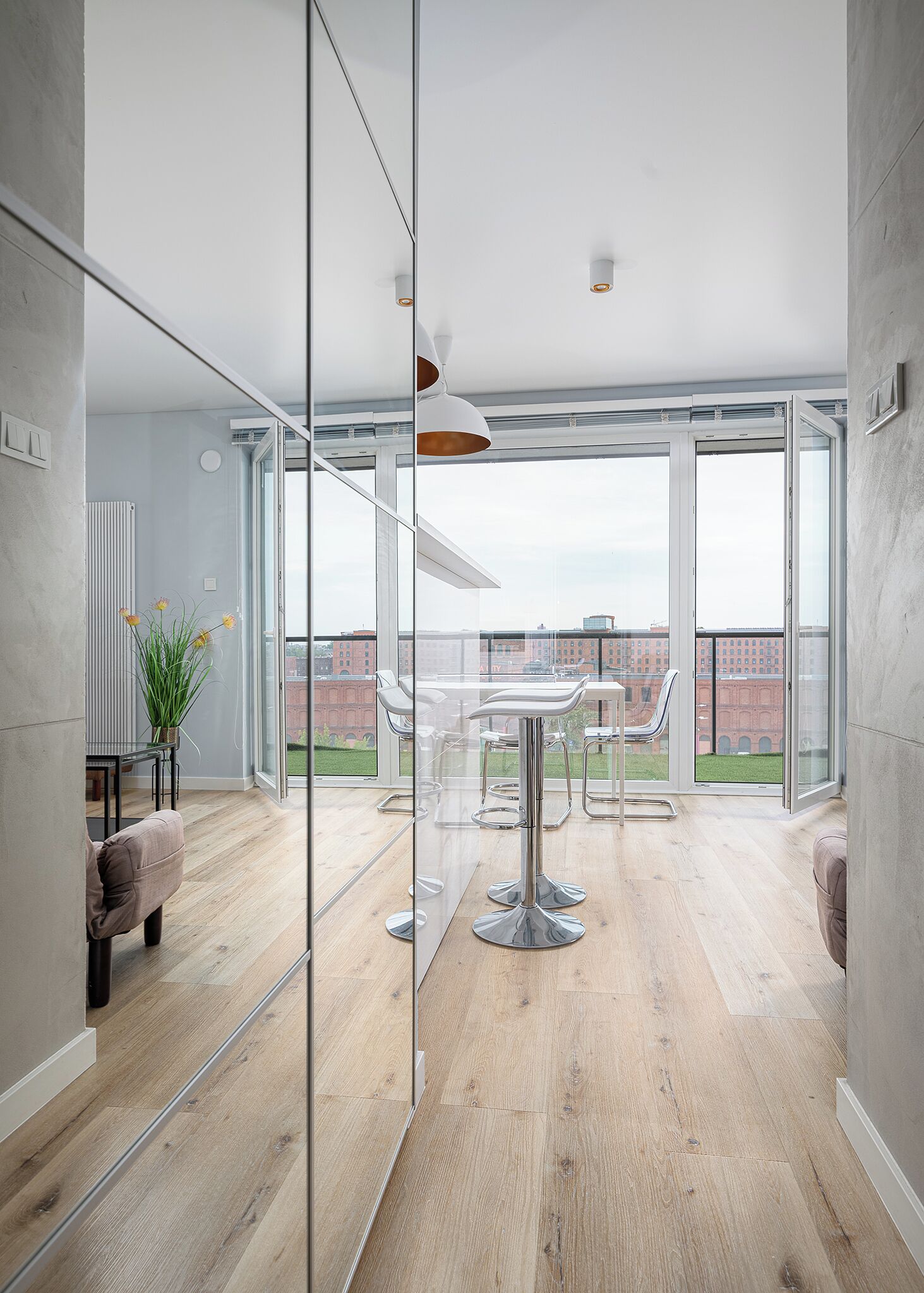 Apartment, Balcony, City View | Living area