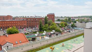 Departamento, balcón, vista a la ciudad | Vista del balcón