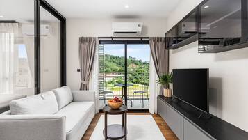 Standard Apartment, 1 Bedroom, Non Smoking, Balcony | Living area | LCD TV