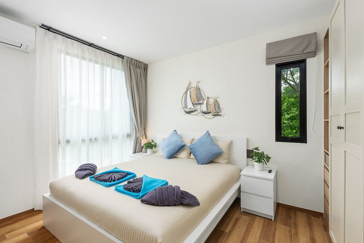 Apartemen Superior, 2 kamar tidur, Bebas Asap Rokok, balkon | Brankas, kedap suara, setrika/meja setrika, dan tempat tidur bayi gratis