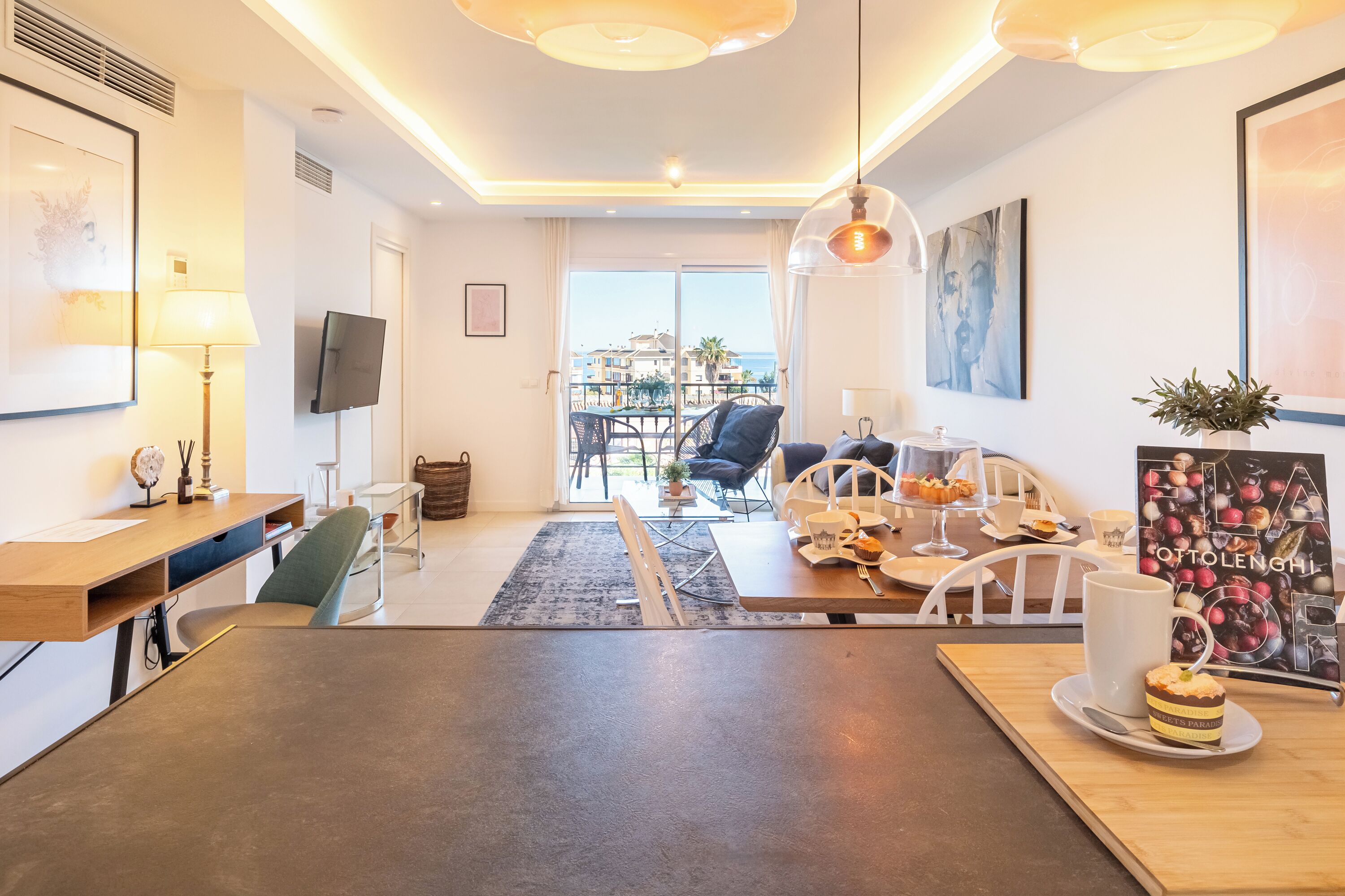 Honeymoon Apartment, Multiple Bedrooms, 2 Bathrooms (Luxury Family Riviera Del Mar) | Dining