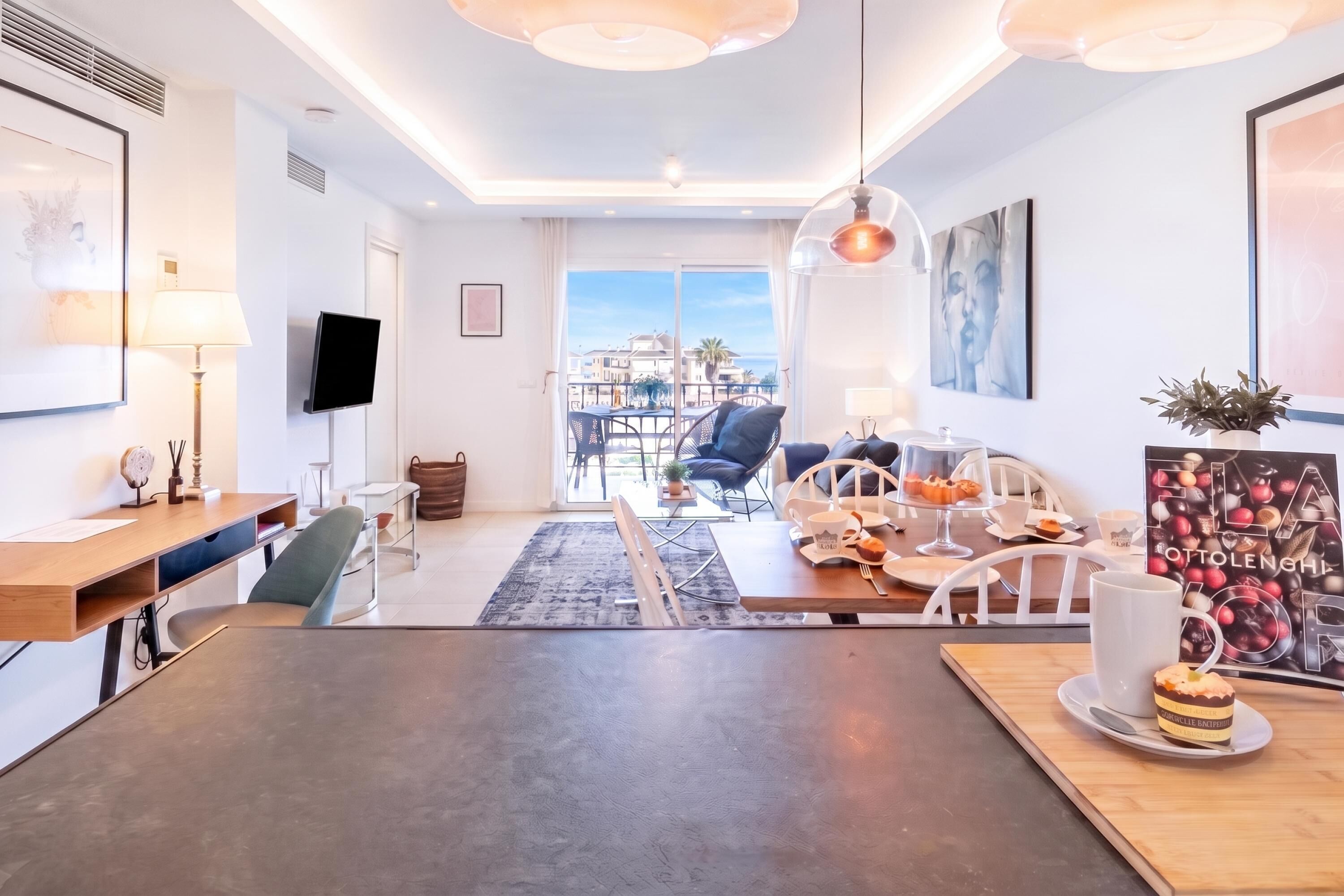 Honeymoon-Apartment, 2 Schlafzimmer, 2 Bäder (Luxury Family Riviera Del Mar) | Speisen