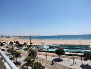 Na praia 