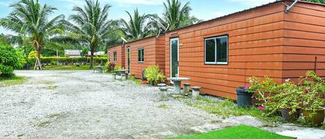 Overnatningsstedets facade