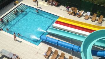 3 indoor pools, seasonal outdoor pool