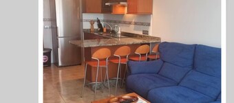 Apartment with 2 double bedrooms (4 persons), 1 bathroom at 400 meters from the beach