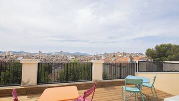 Panoramic Double Room, Terrace, City View | Terrace/patio