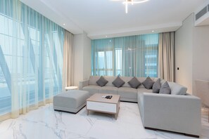 Apartment, Accessible | 1 bedroom - Stunning Corner Suite Canal View (Dubai)